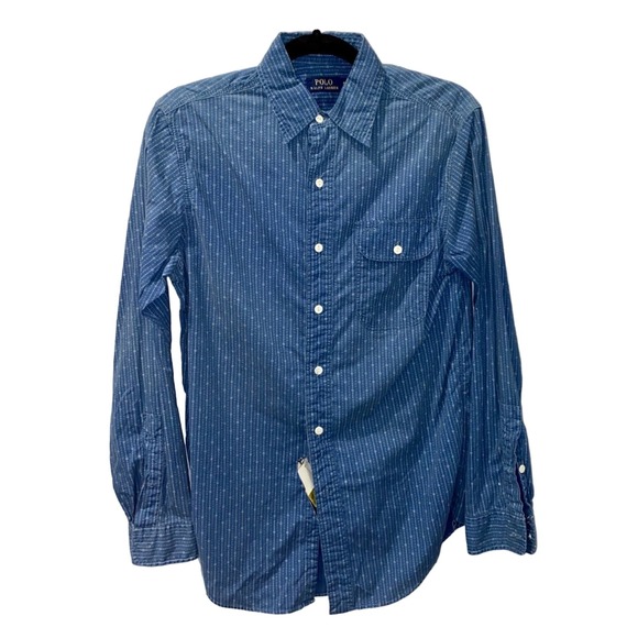 Polo Ralph Lauren Other - NWT Polo by Ralph Lauren Pattered Western Blue Button Down Shirt